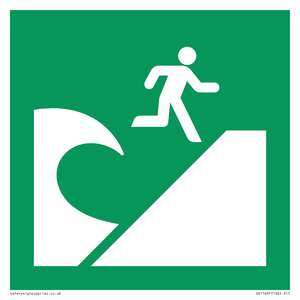 E062 safe condition tsunami evacuation area